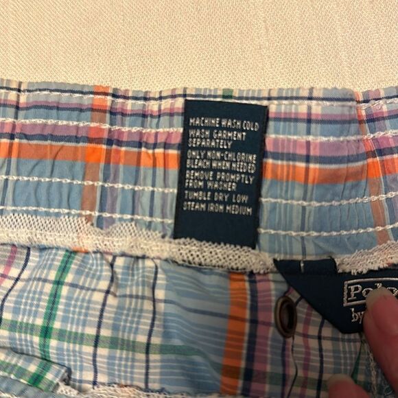 Ralph Lauren Plaid Swim Trunks - Picture 4 of 6